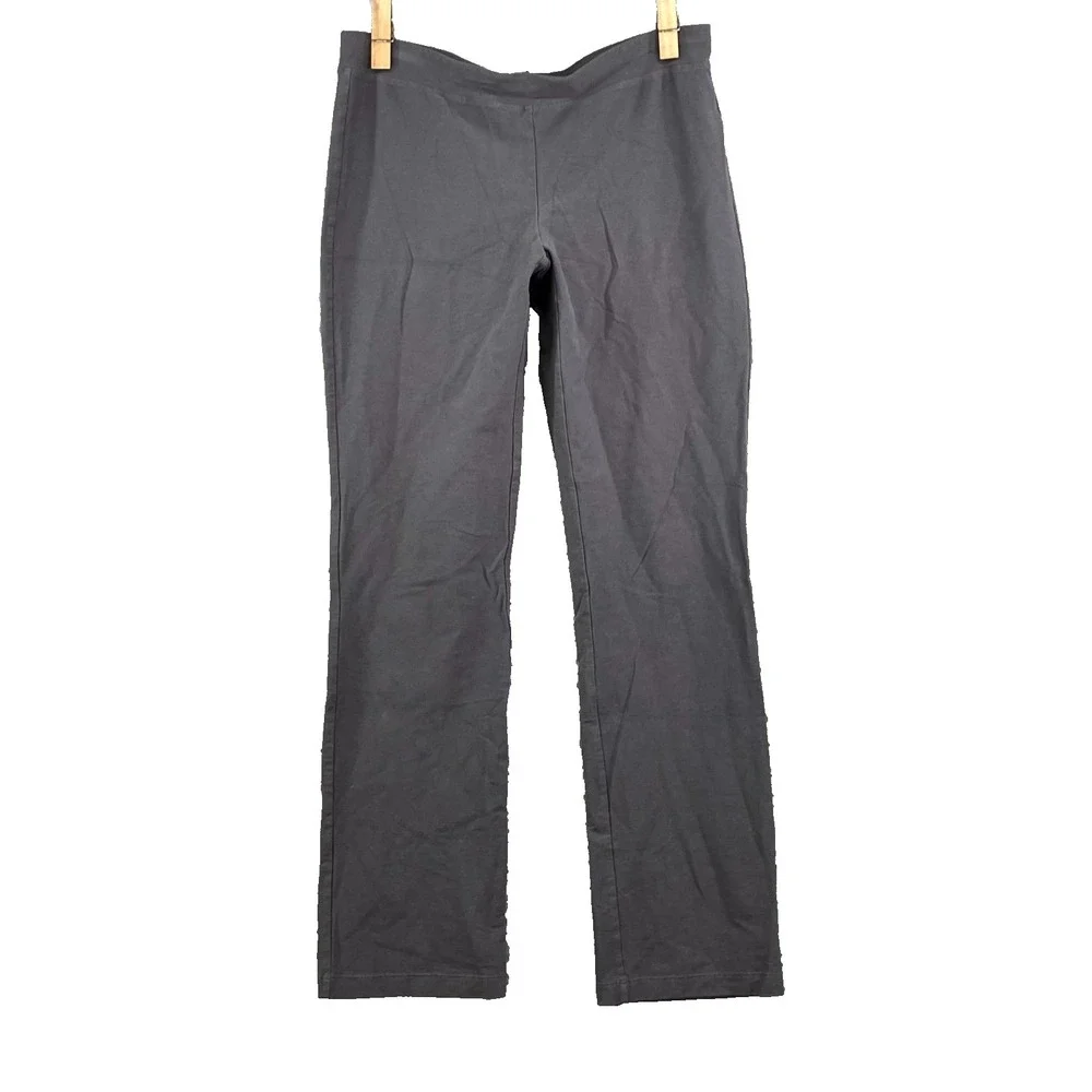 Eileen Fisher Ankle Pants Women 28x29.5* Gray Mid Rise Made in USA Casual Travel